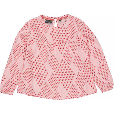 Blouse Mare (coral pink dot)