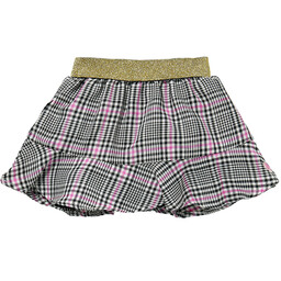 Rokje Lizette (pink candy check)