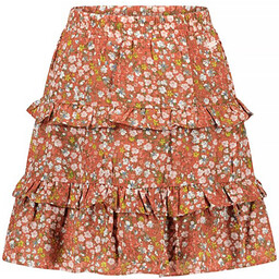 Rokje vintage floral Tyra (chestnut)