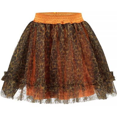 Rokje leopard tille petticoat Taylor (chestnut)