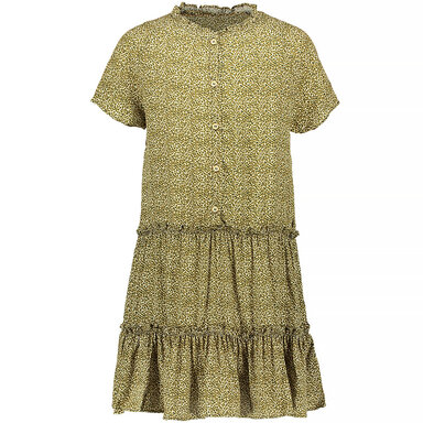 Jurk crepe small panther (animal)