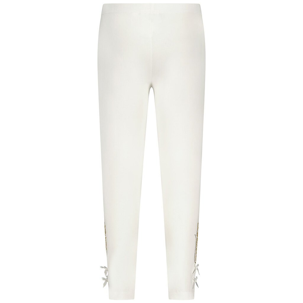 Legging Hilde stones & bows (off-white)