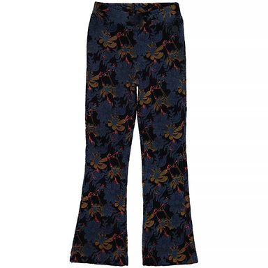 Broek Axelle (blue dark flower)