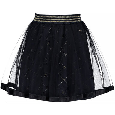 Rokje Taylor logo check petticoat (blue navy)