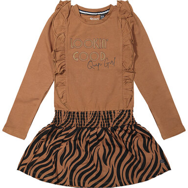 Jurk Silvia SPECIAL(brown fudge)