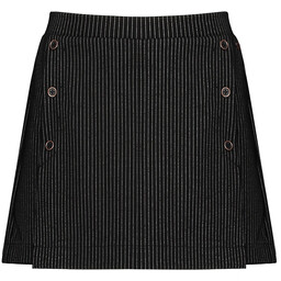 Broek-rokje Sadine pinstripe (jet black)