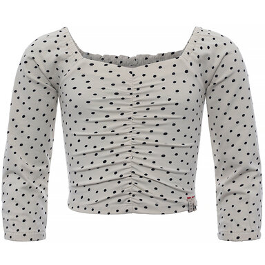 Top fancy dot (cream)