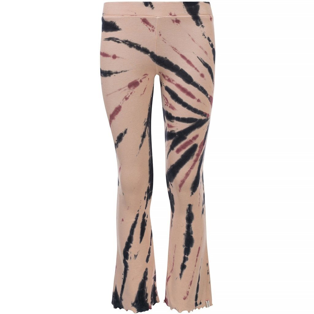 Broek flared tye dye (stripe mimosa)