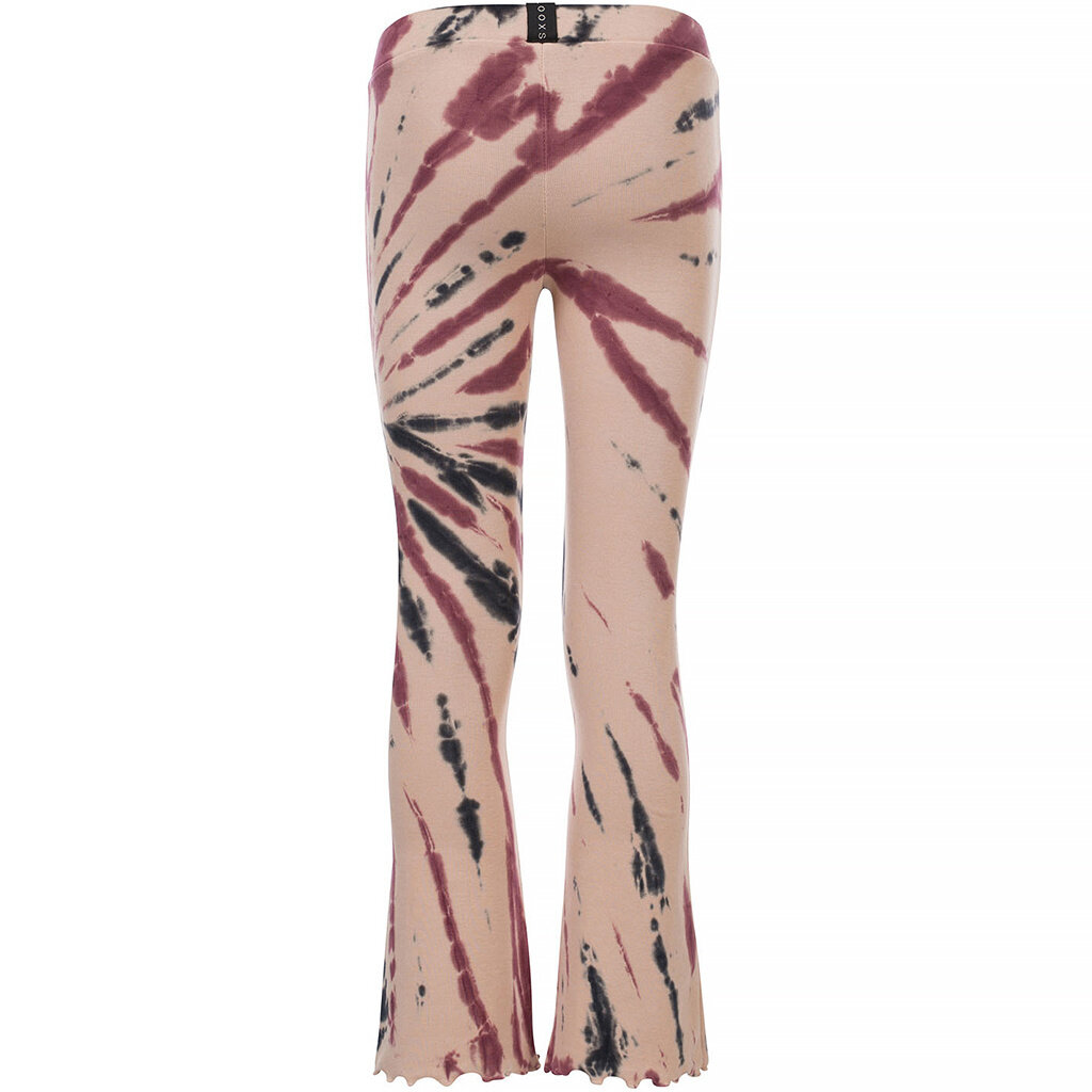 Broek flared tye dye (stripe mimosa)