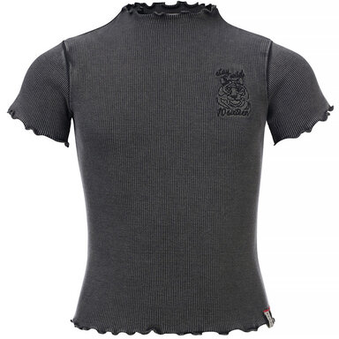 T-shirt acid washed rib (ash)