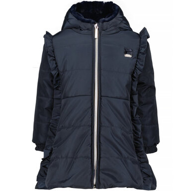 Winterjas bear ears Bonbon (dark navy)