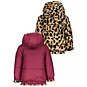 Like Flo Winterjas REVERSIBLE hoodie (cerise)