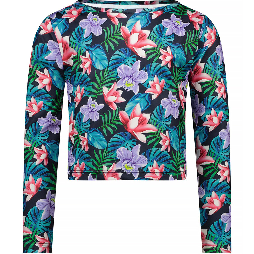 Sportieve set van tanktop met longsleeve B.Active (active flower aop)