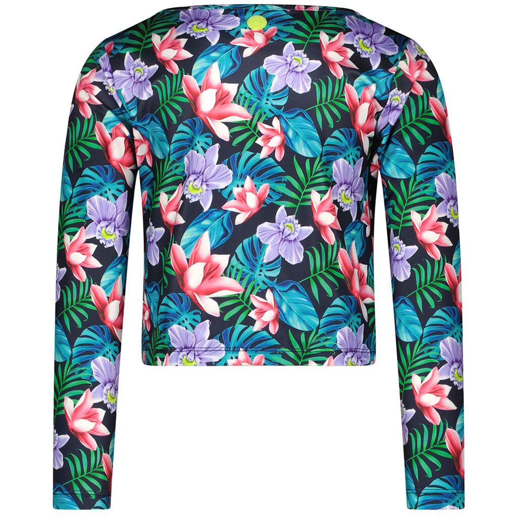 Sportieve set van tanktop met longsleeve B.Active (active flower aop)