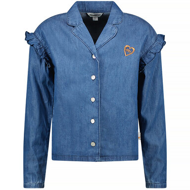 Spijkerblouse/jasje (soft blue)