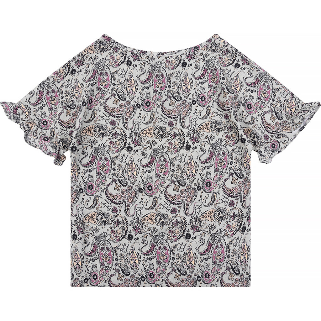 T-shirt paisley (fog green)