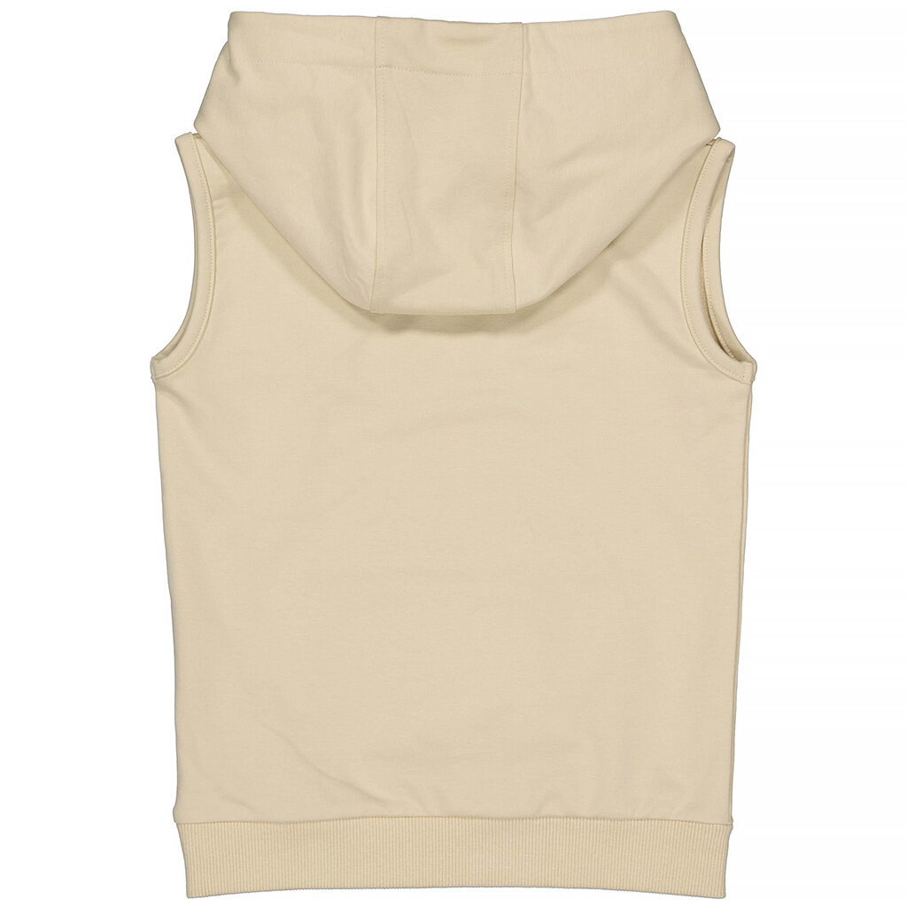 Mouwloze trui hoodie Thomas (sand)