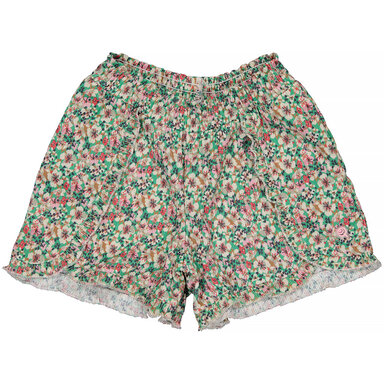 Korte broek Toos (green florals)