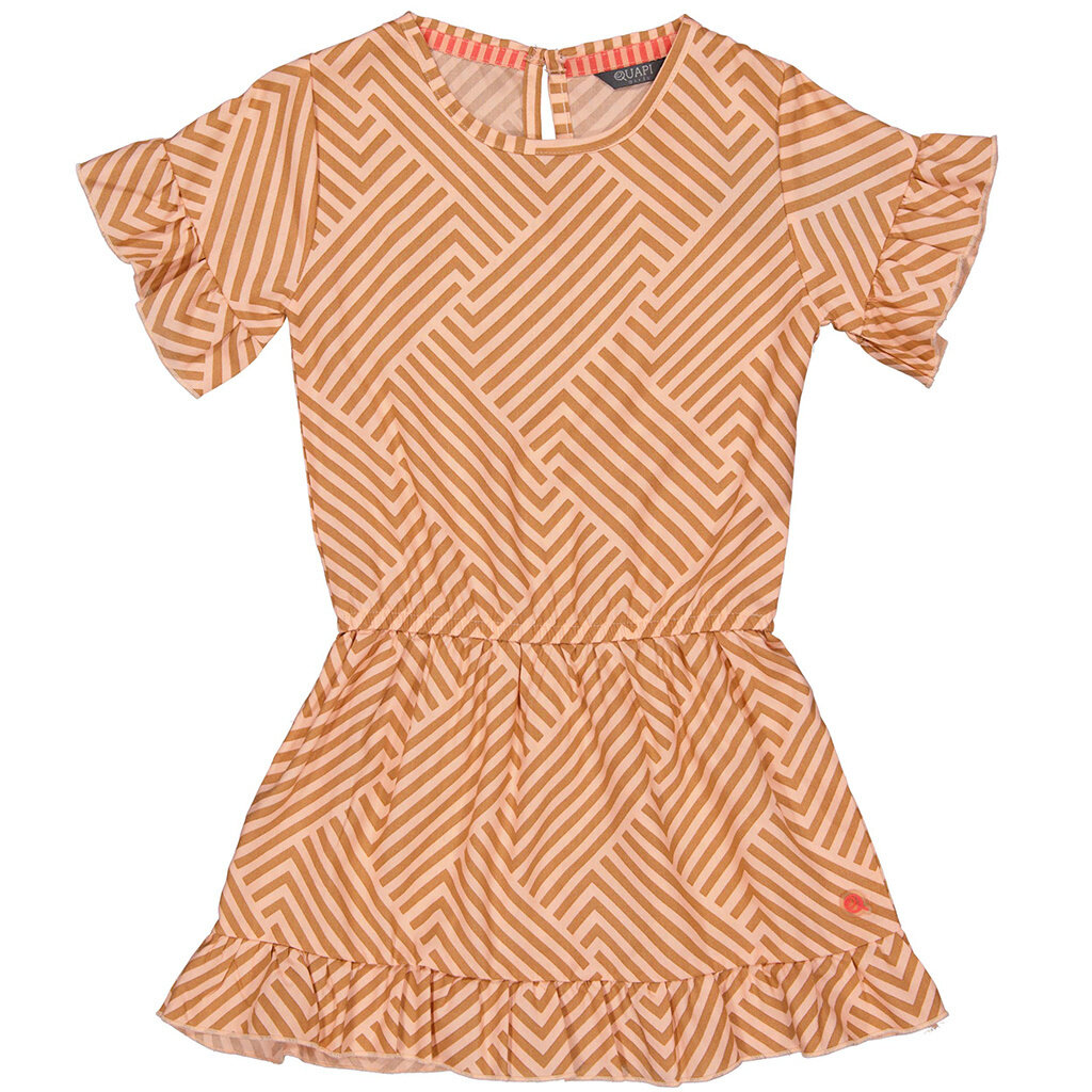 Jurk Tammy (aop peach stripe)
