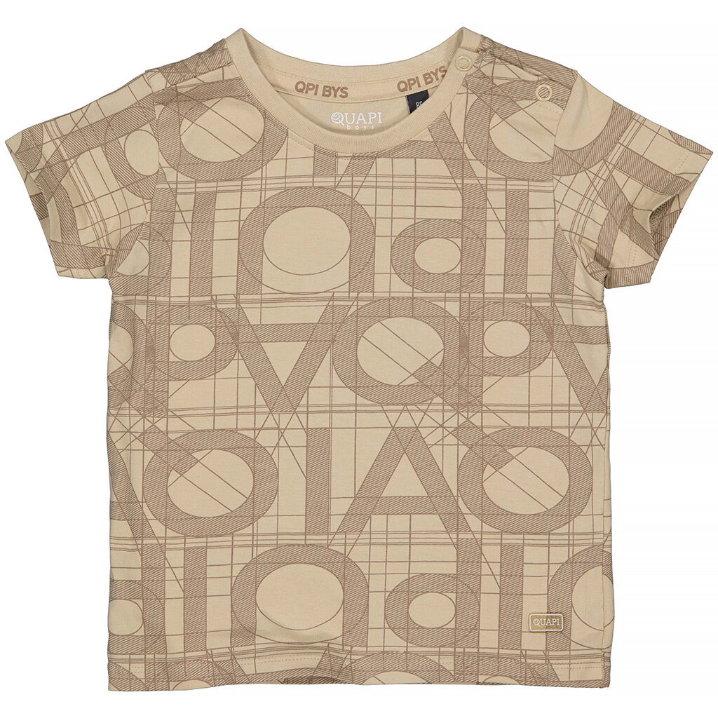 T-shirtje Valdis (aop sand letters)