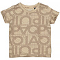 Quapi T-shirtje Valdis (aop sand letters)