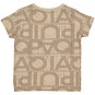 Quapi T-shirtje Valdis (aop sand letters)