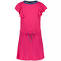 Like Flo Jurk crepe ruffle (fuchsia)