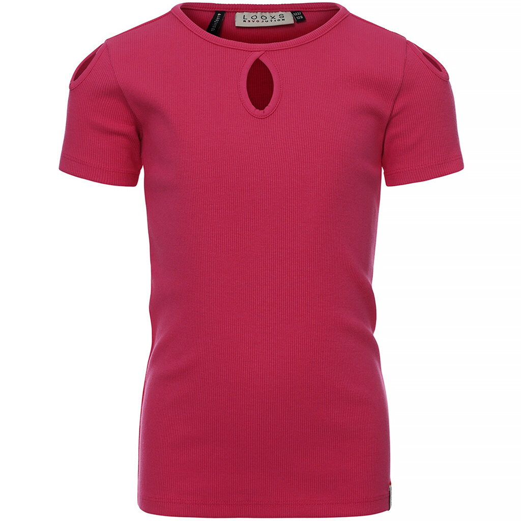 T-shirt rib (fluo fuchsia)