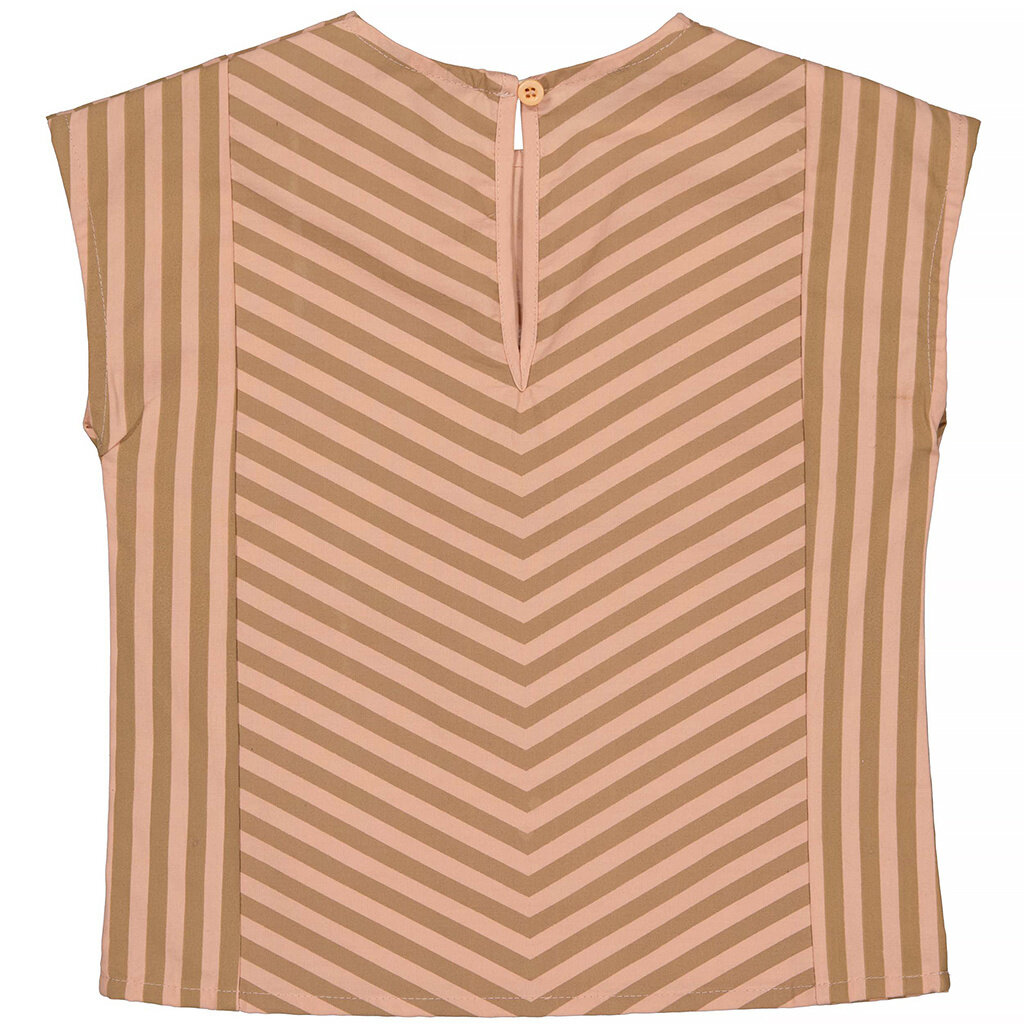 Blouse Elleke (taupe light stripe)