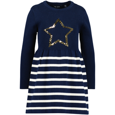 Gebreide jurk Sparkle (night blue)