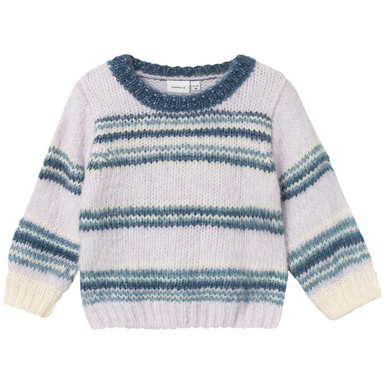 Gebreide trui Lahelle (orchid hush)