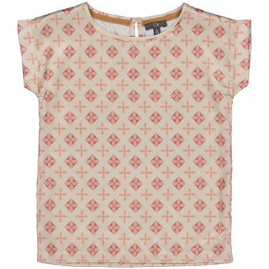 T-shirt Defne (aop creme geomatric)