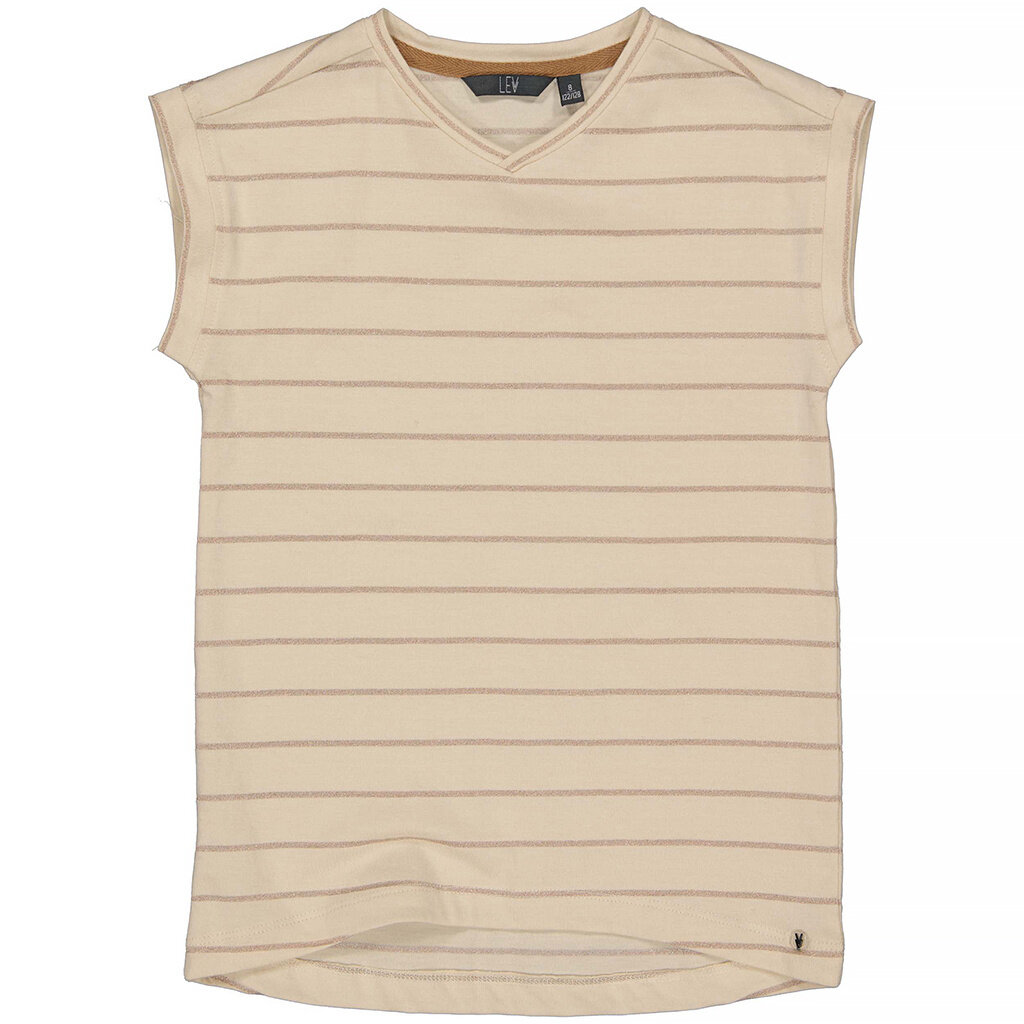 T-shirt Delphi (aop creme stripe)