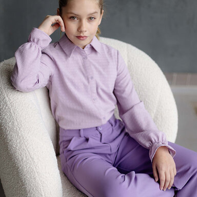 Blouse Therese (lila grey)