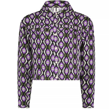 Korte blouse B.Checked (retro ao)