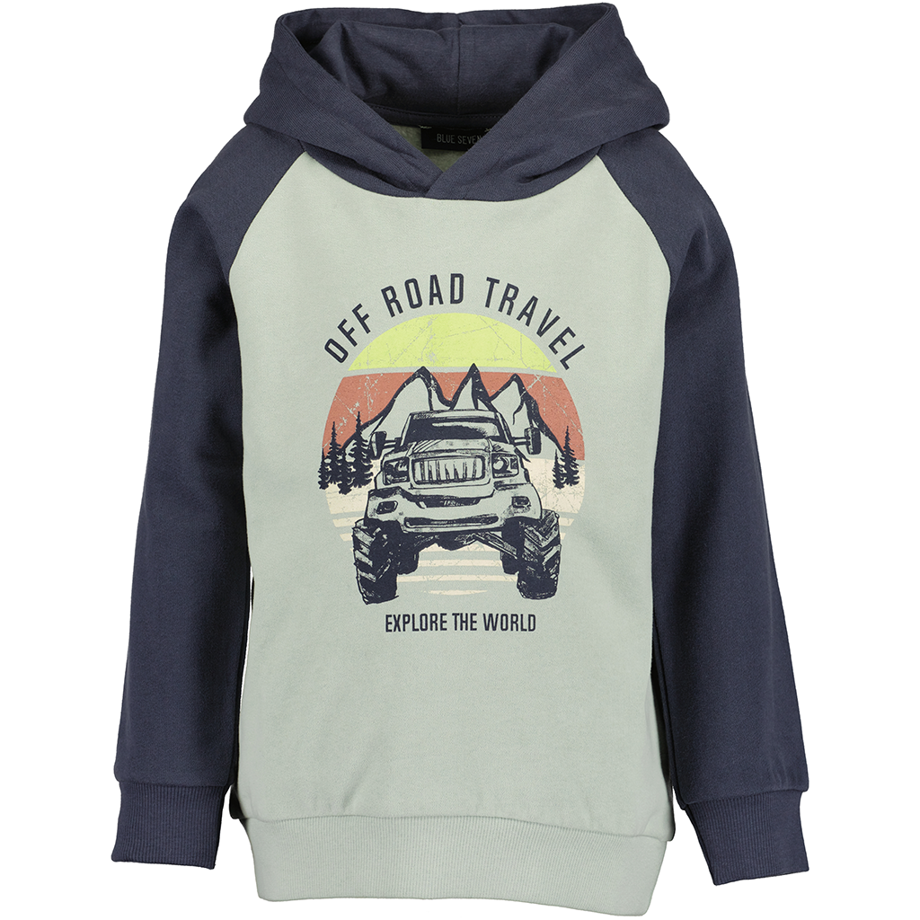 Trui hoodie Adventure (gletscher)