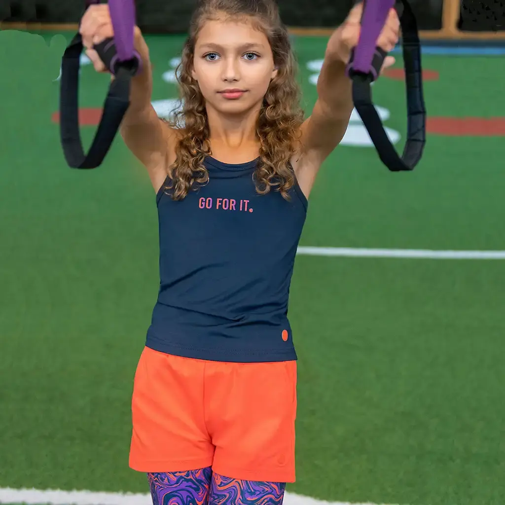 Kort sport broekje B.Active (orange glo)