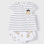 Mayoral Set van twee shirtjes, bloomer en rokje (black)