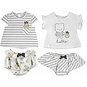 Mayoral Set van twee shirtjes, bloomer en rokje (black)