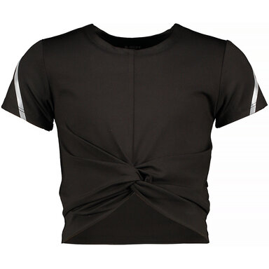 Sportieve crop top (black)