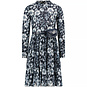 Le Chic Jurk Sana flower (dark navy)