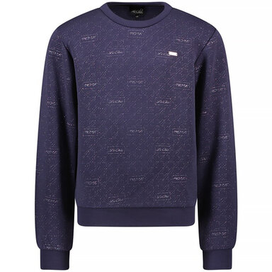 Trui Odina glitter print (dark navy)