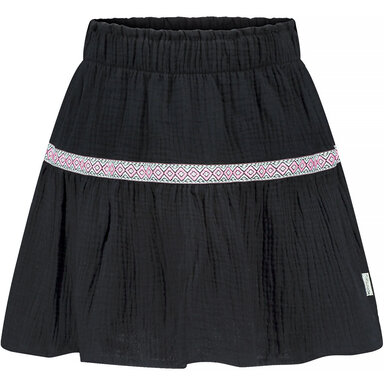 Rokje mousseline (black)