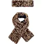 B.Nosy Fur haarband met sjaal (winter panther)