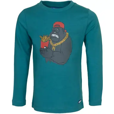 Longsleeve Hungry (dark aqua)