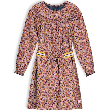 Jurk Manilla met riem (sunset pink)