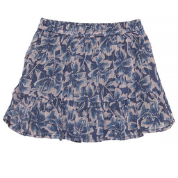 Rokje big flower (indigo blue)