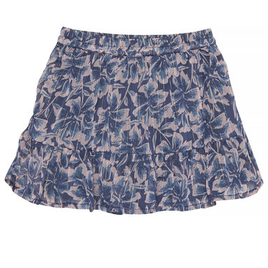 Rokje big flower (indigo blue)