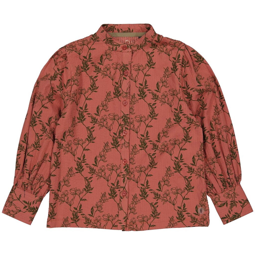 Blouse Fara (olive flowers)