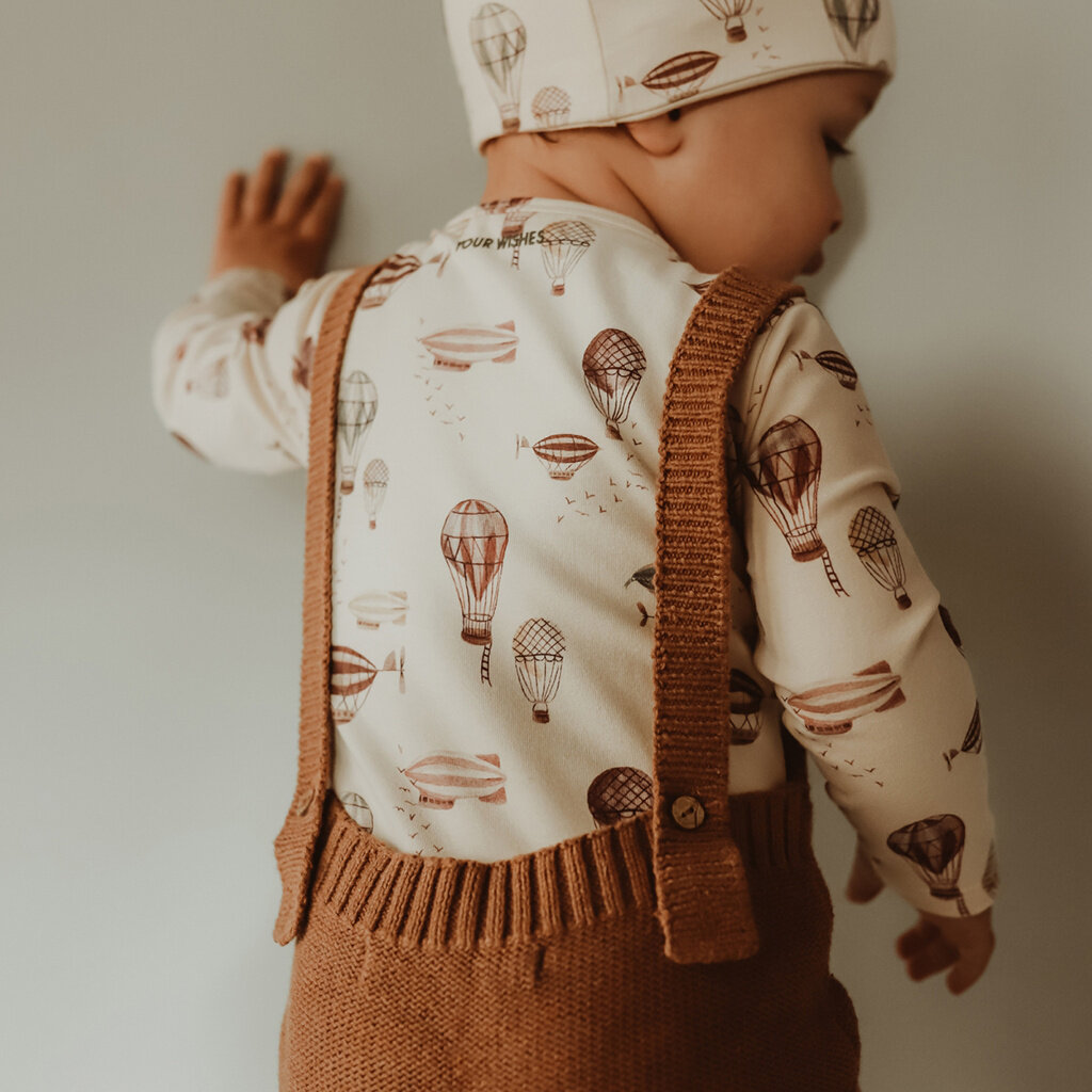 Gebreid broekje Miles (clay)